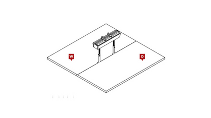 FIG Competition Pommel Horse Landing Mat Configuration