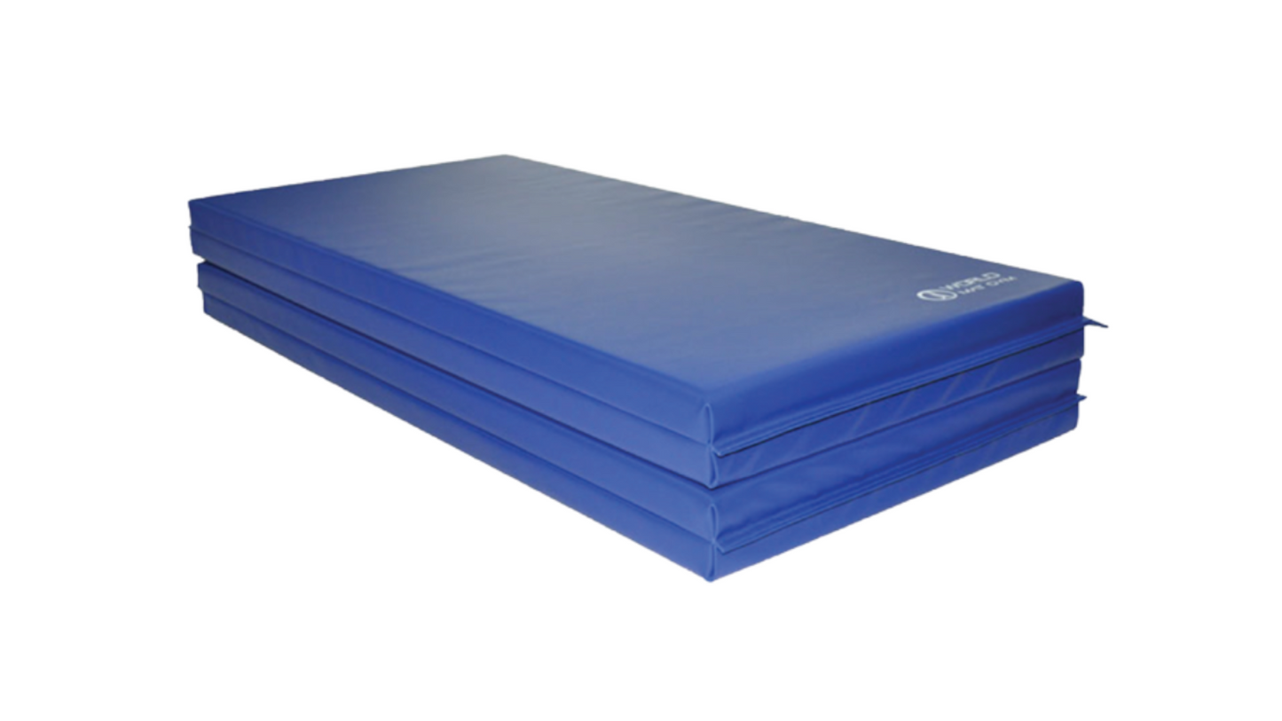 Matelas pliable V4 bleu